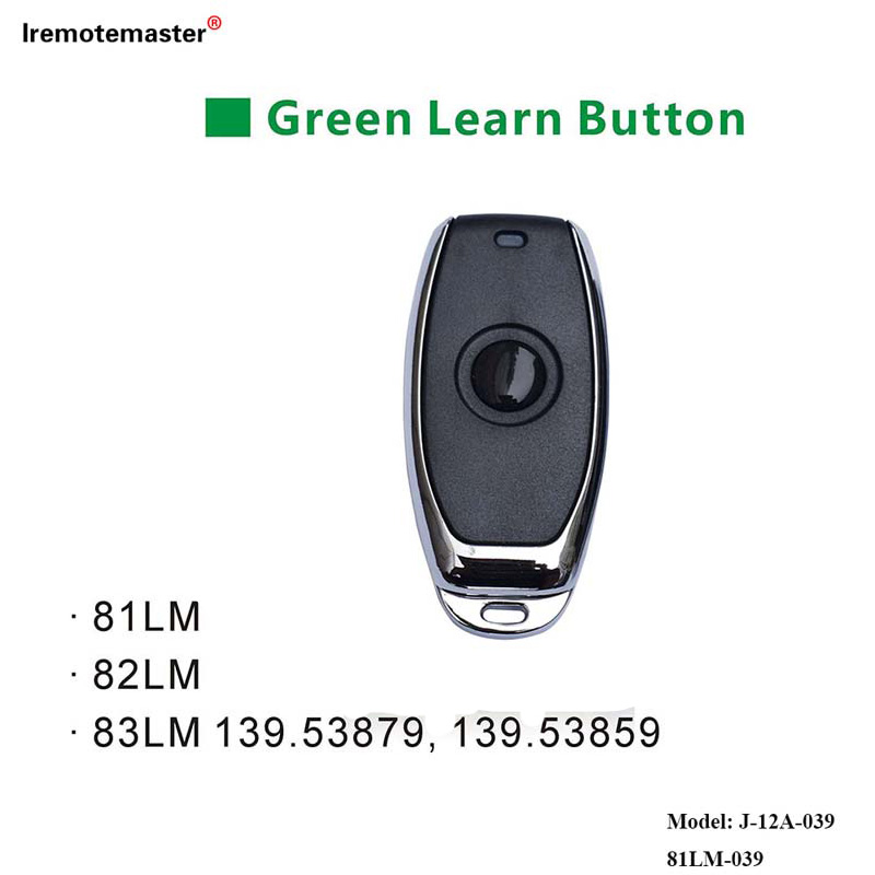 81LM 82LM 83LM Green Learn Button 390MHz Garažo durų nuotolinio valdymo pultas